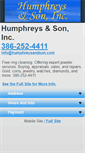 Mobile Screenshot of humphreysandson.com